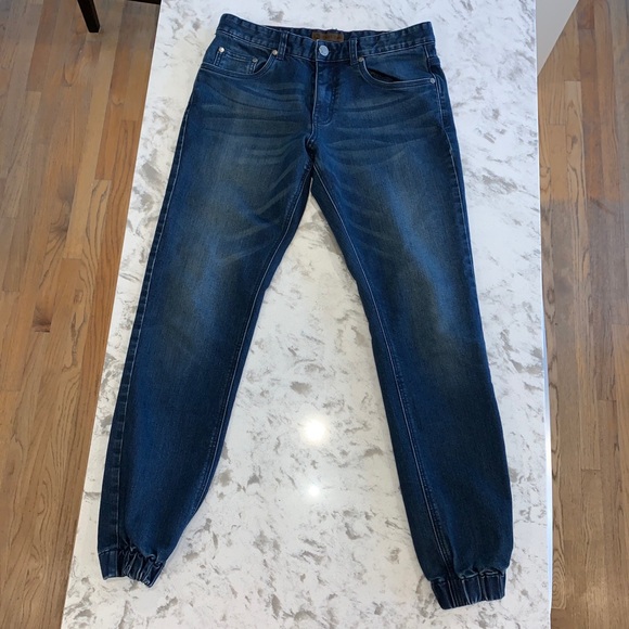 Men’s denim joggers - Picture 2 of 2